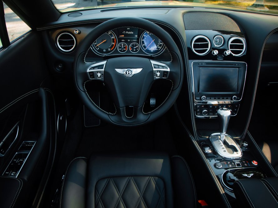 Bentley Continental gt 2014 салон