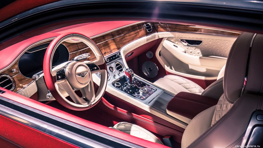 Bentley Continental gt 2018 салон