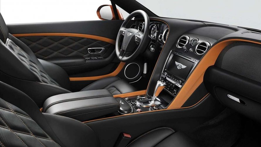 Bentley Continental gt 2015 салон