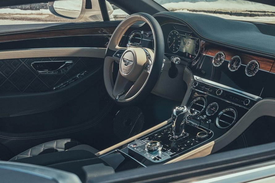 Bentley Continental gt 2018 салон