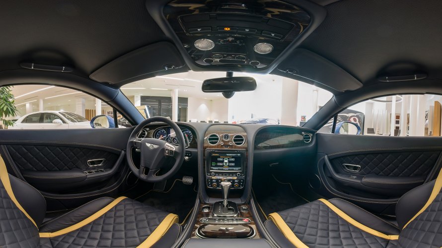 Bentley Continental gt салон 2016