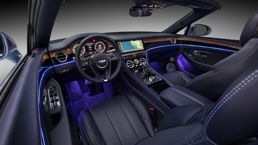 Bentley Continental gt 2019 салон