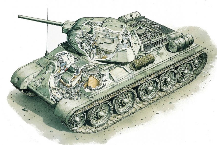 Т-34-85 из Лаоса