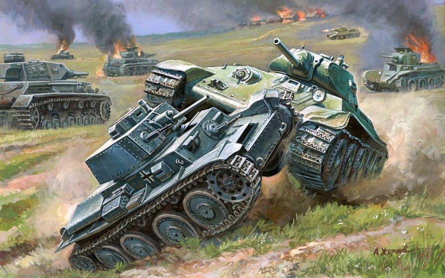 Танк военный СССР т34