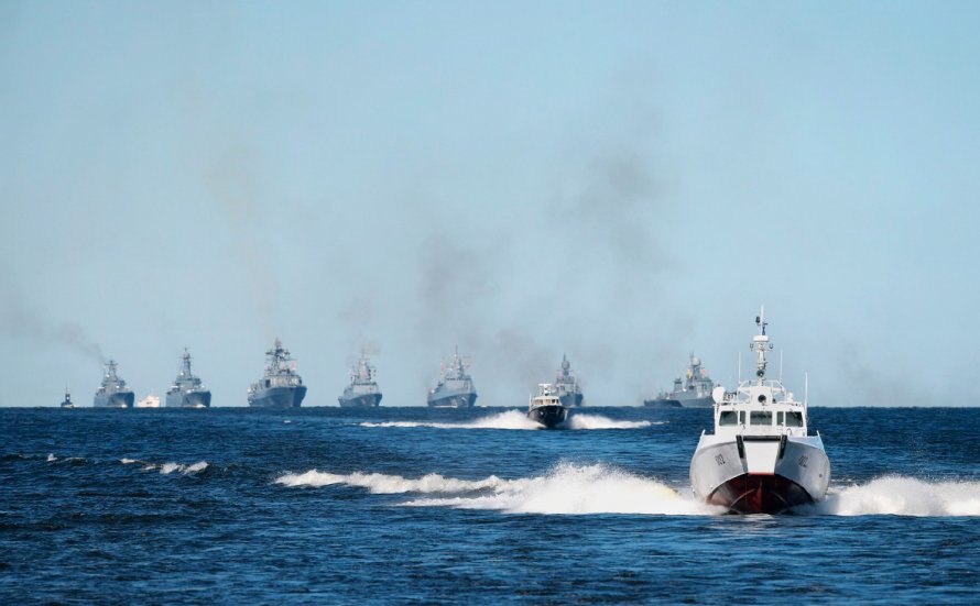 Парад ВМФ В Санкт-Петербурге 2020