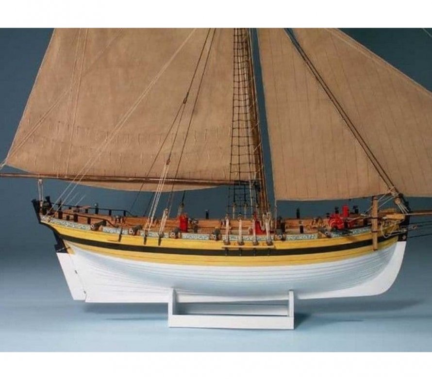 Сборная картонная модель Shipyard Фрегат HMS Enterprize (№69), 1/96