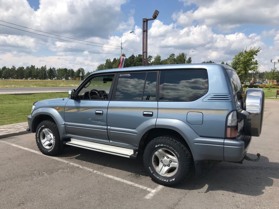Land Cruiser 90 бордовый