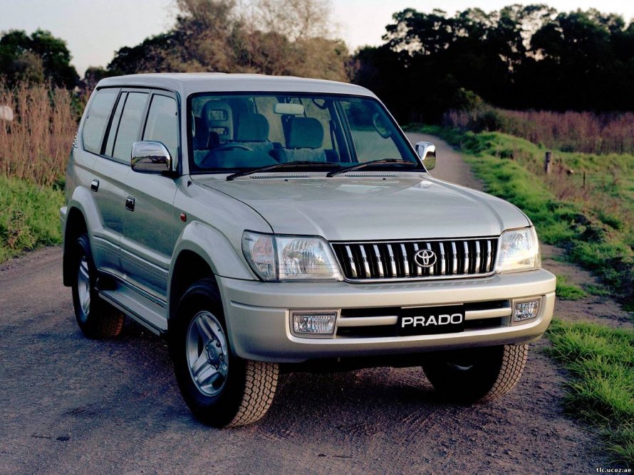Toyota Land Cruiser Prado 90 белый