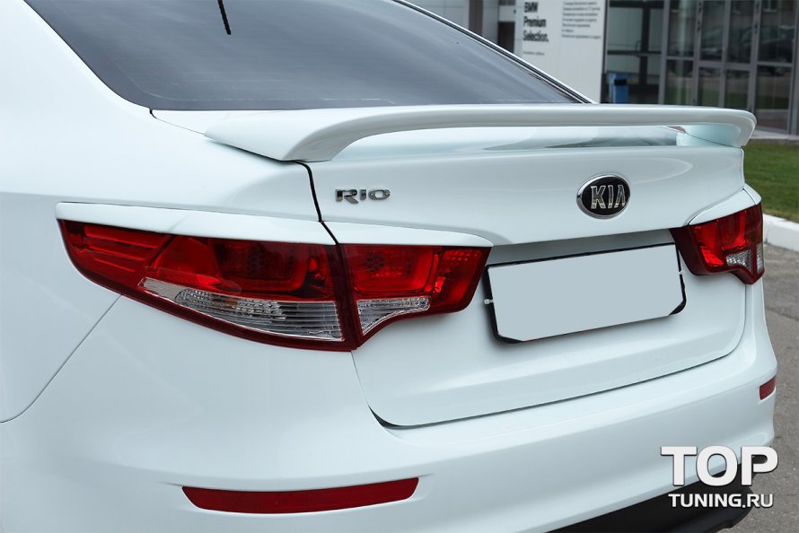 Спойлер багажника Kia Rio 2014