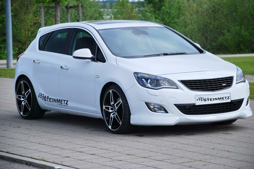 Opel Astra h GTC синий