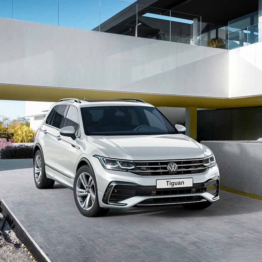 Volkswagen Tiguan 2021 синий
