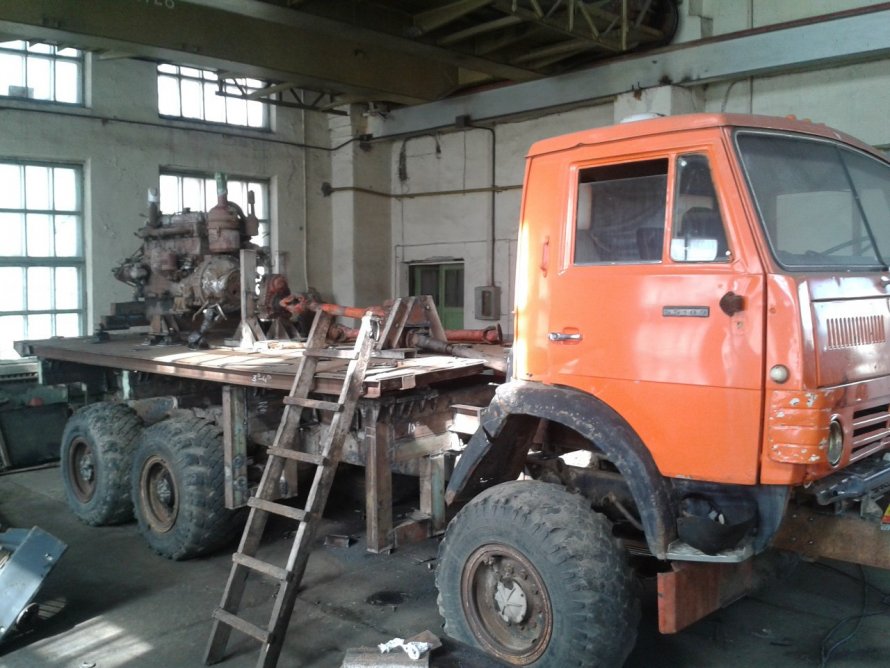 КАМАЗ 4310 на кразовских колесах