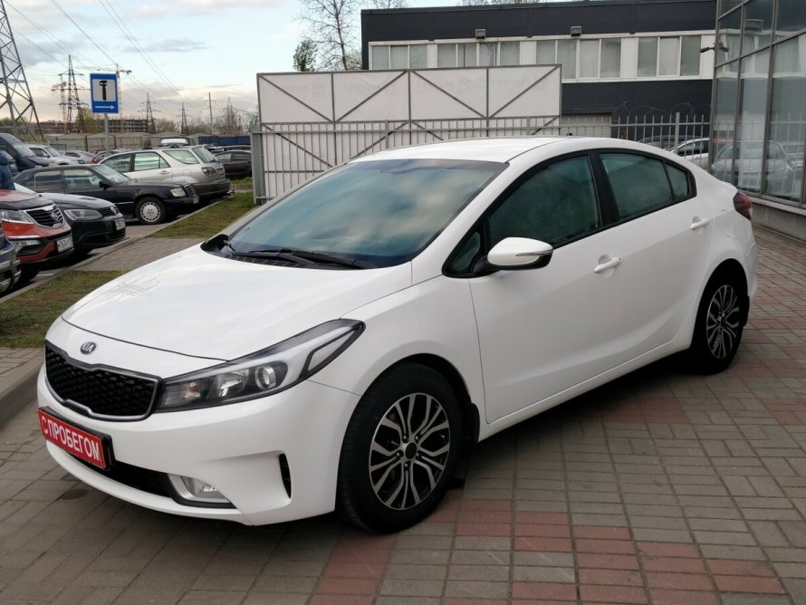 Kia Cerato 3 Рестайлинг белый