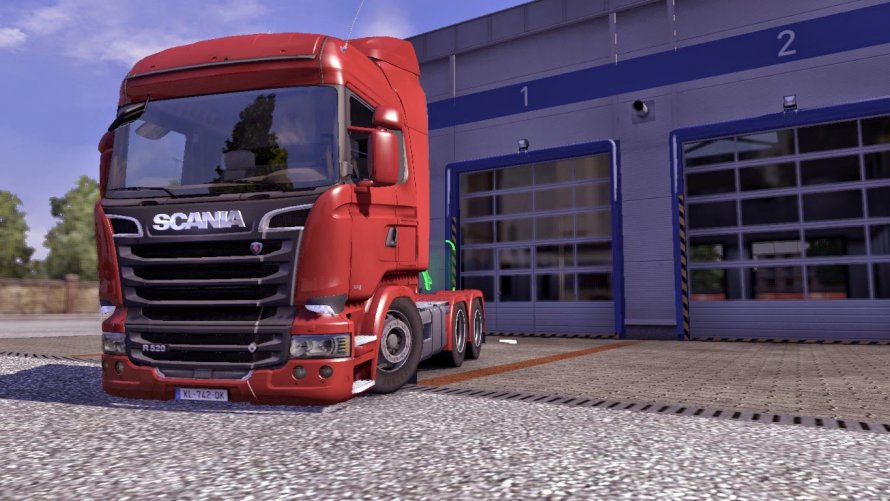 Scania Streamline Topline салон ETS 2