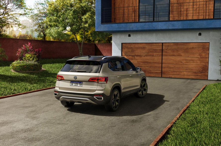 Volkswagen Taos серый