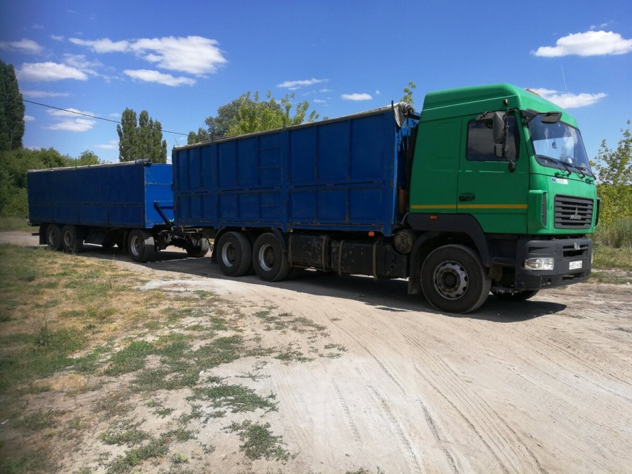 МАЗ 6312 бортовой зерновоз