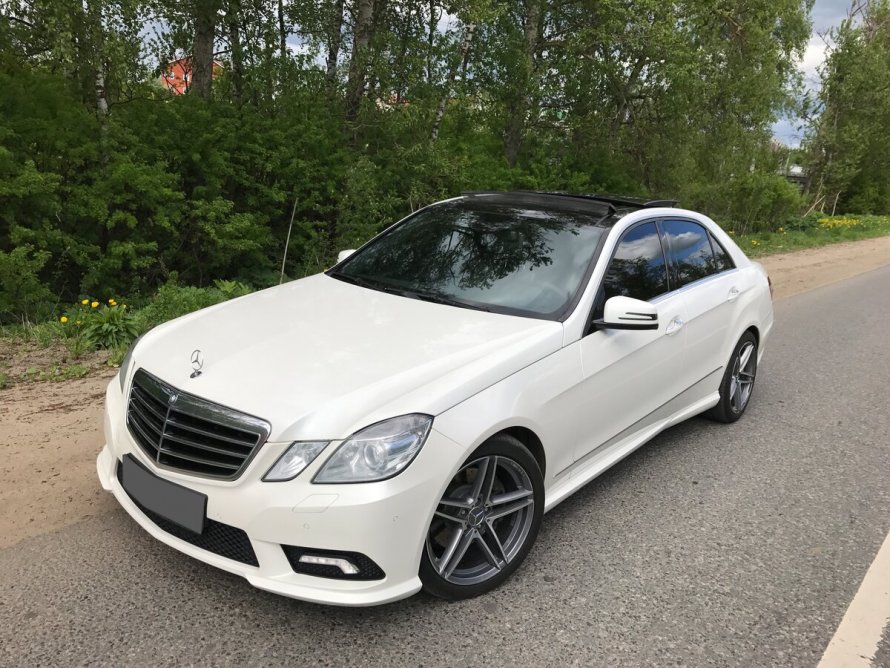 Мерседес w212 белый