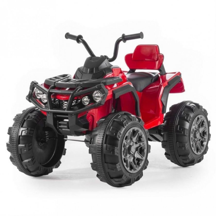 Детский квадроцикл Grizzly atv Red 12v с пультом управления 2.4g- bdm0906