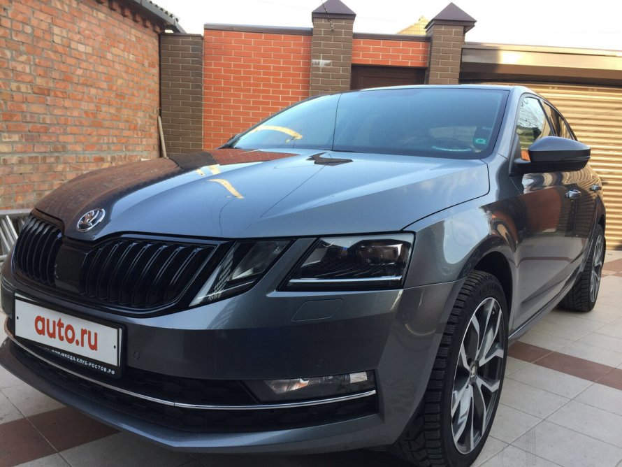 Skoda Octavia a7 2017 черная