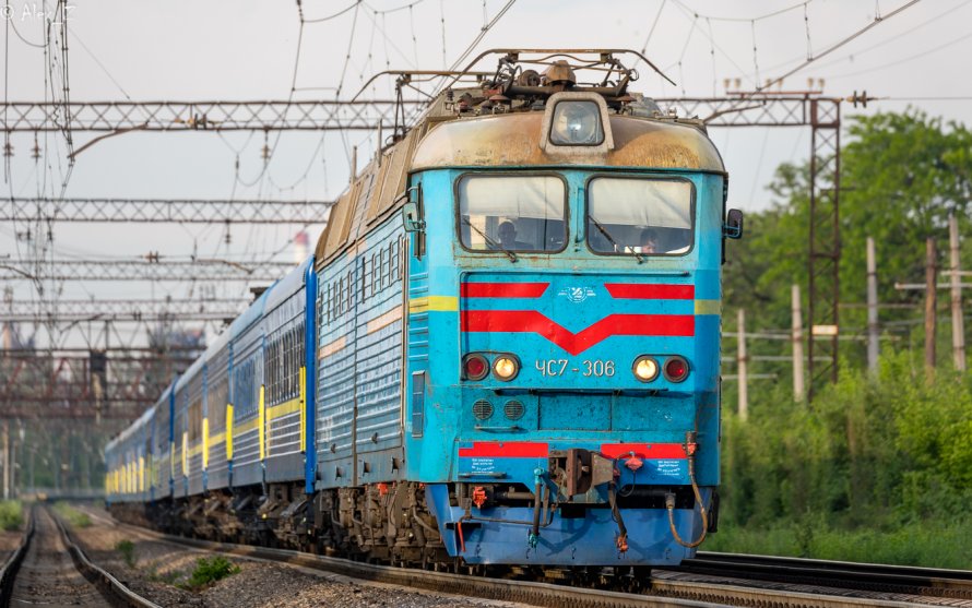 Электровоз чс7 Украина