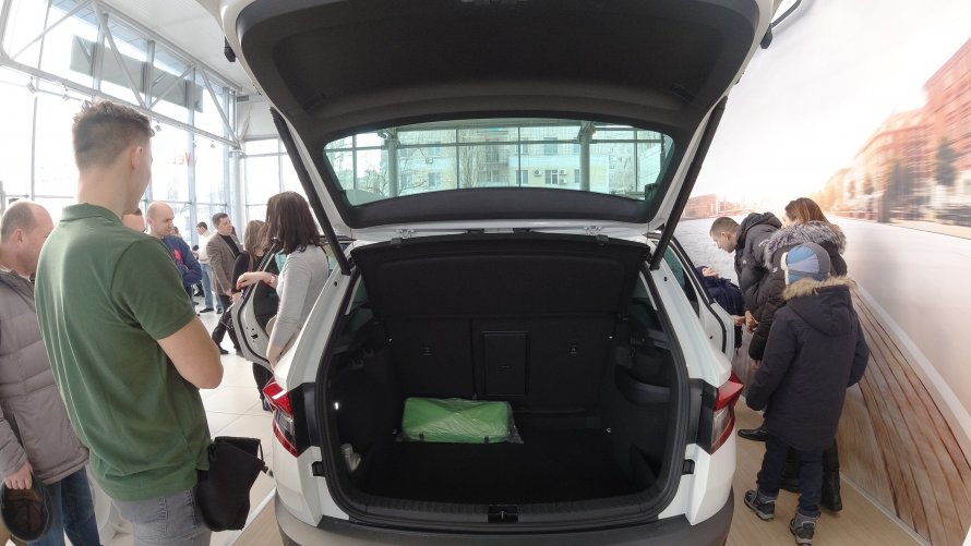 Škoda Karoq багажник