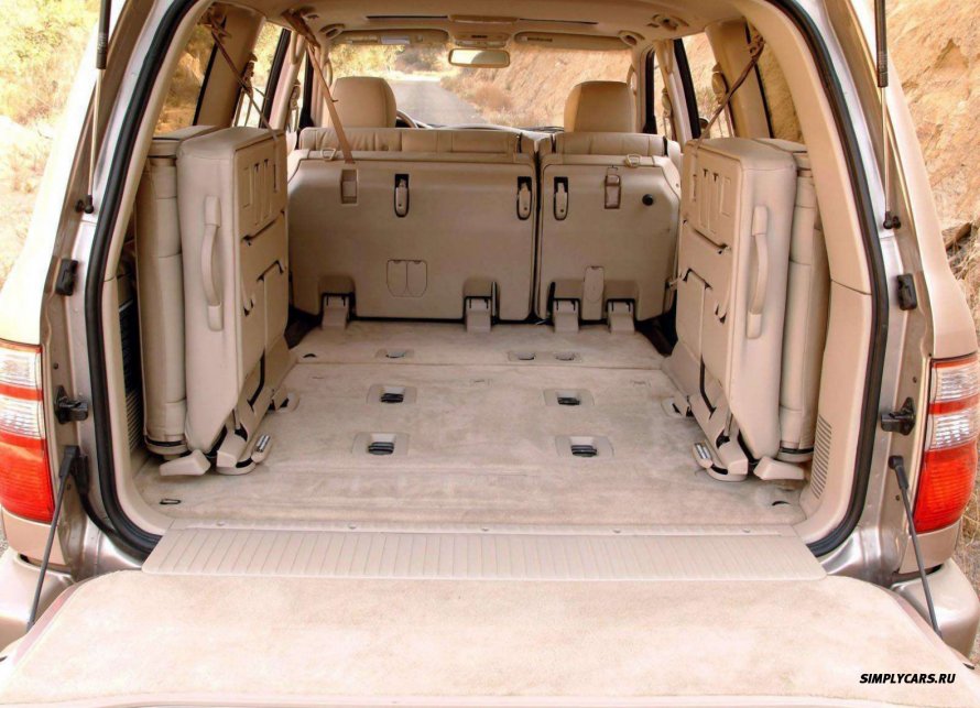 Toyota Land Cruiser 100 салон багажник