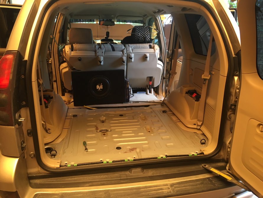 Toyota Land Cruiser Prado 120 багажник