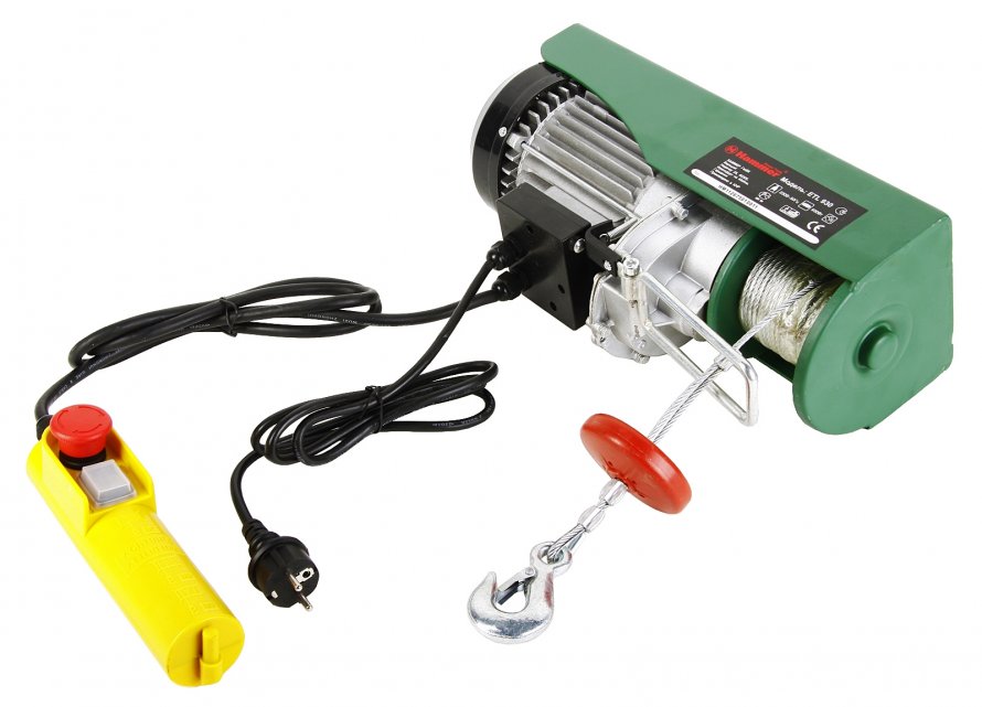 Таль электрическая Hammer Flex etl930 930вт 12 м 250-500кг
