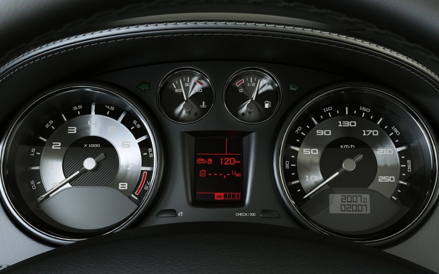 Peugeot 308 спидометр