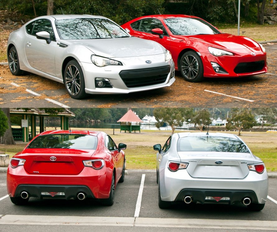 Subaru BRZ И Toyota gt 86 и Scion