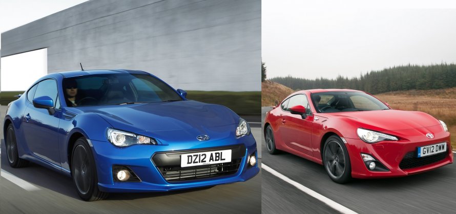 Субару BRZ И Toyota gt 86