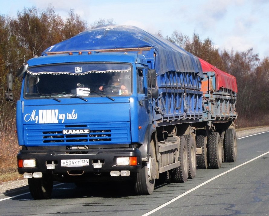 КАМАЗ 45144 синий