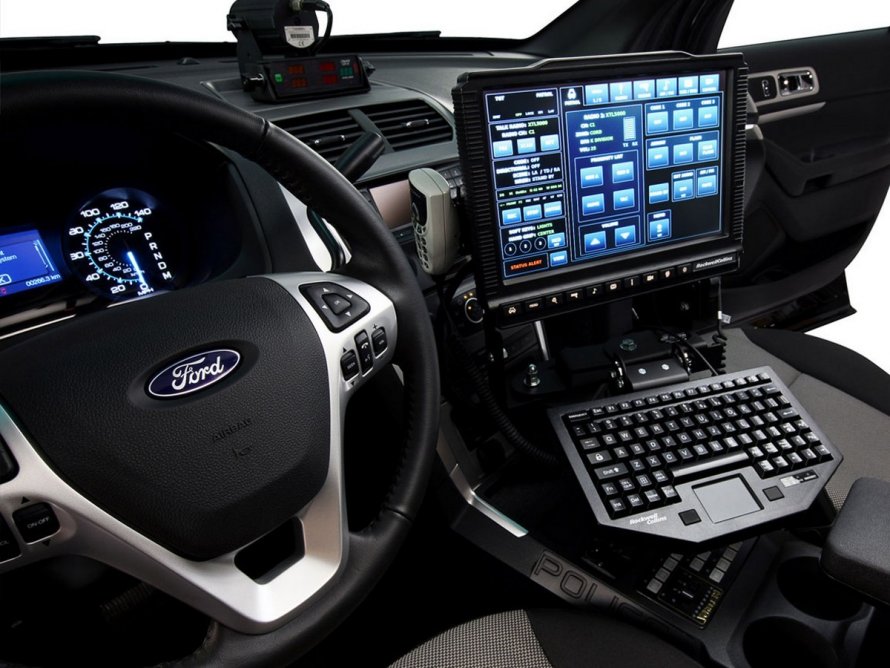 Ford Explorer 5 Police Interceptor Interior
