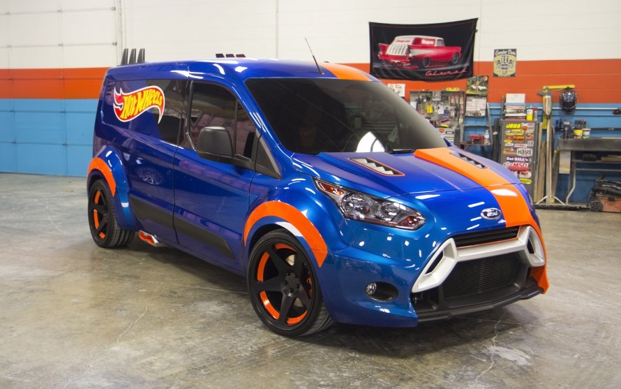 Hot Wheels Ford Transit connect