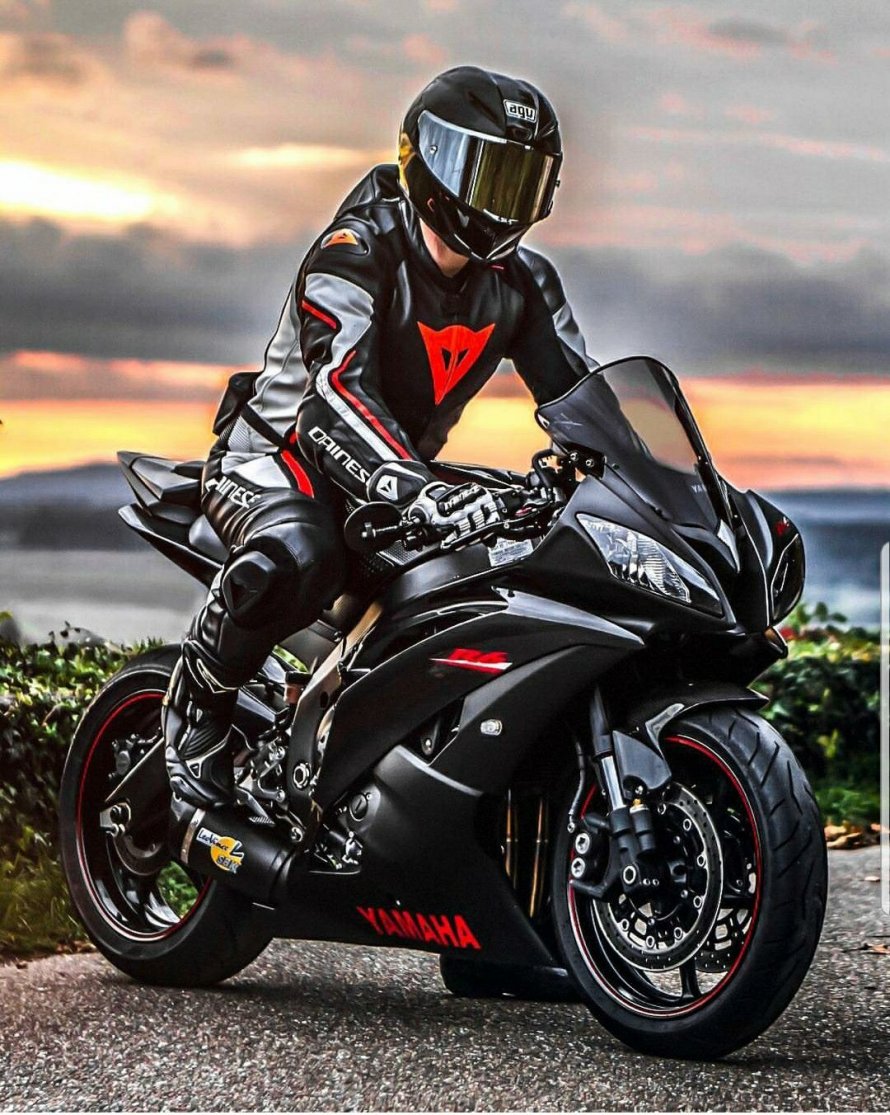 Yamaha YZF r6 байкер