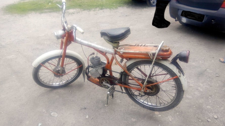 Реклама мопеда Рига