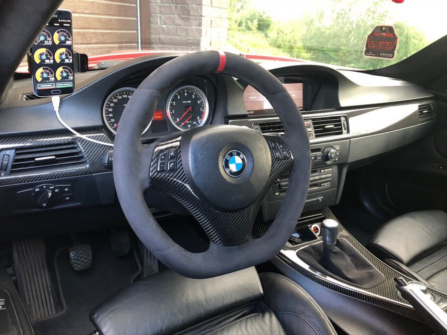 BMW e90 карбон салон