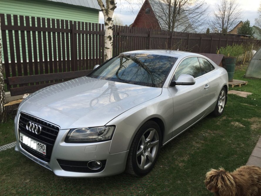 Audi a5 купе 2008 серебристый
