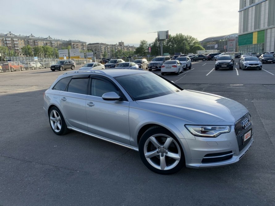 Audi a6 c7 серебристая
