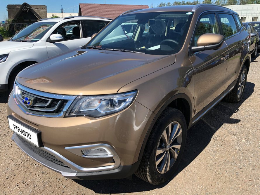 Geely Atlas 2019 коричневый