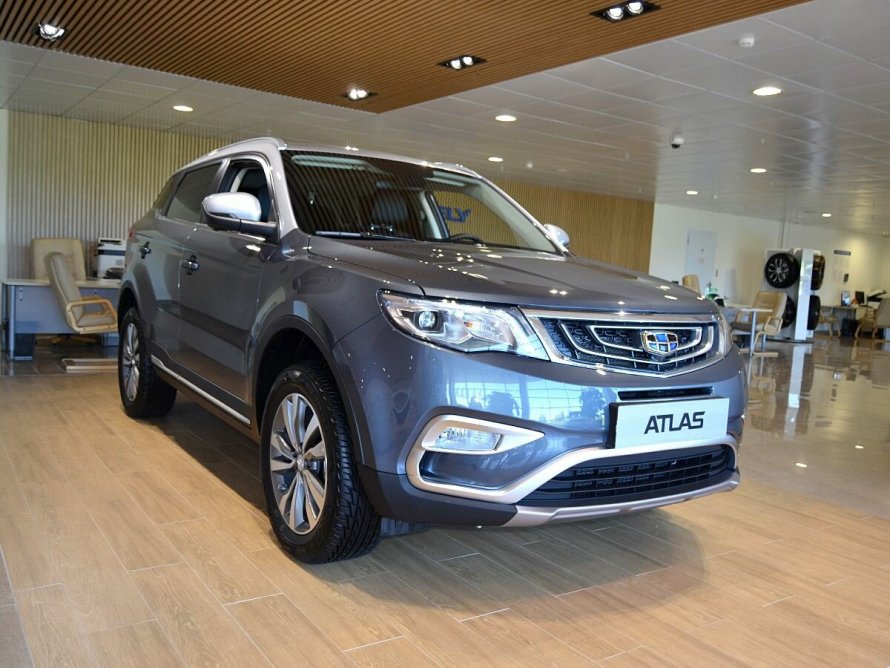 Geely Atlas коричневый