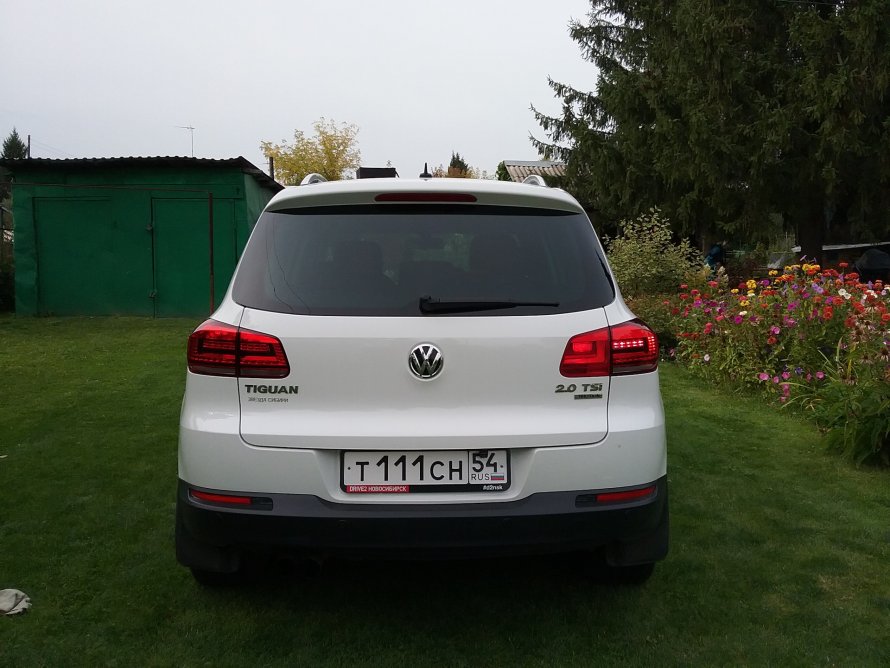 VW Tiguan 2013 сзади