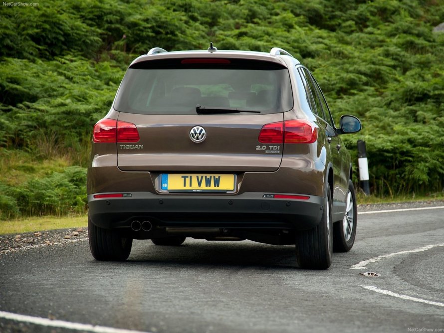 Volkswagen Tiguan 2014 сзади