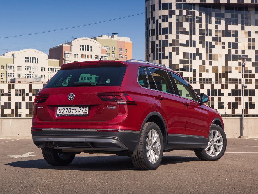 Volkswagen Tiguan 2018 сзади