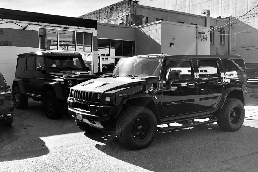 Hummer h2 и Гелик