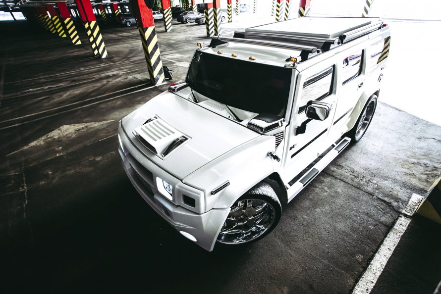 Капот Hummer h2