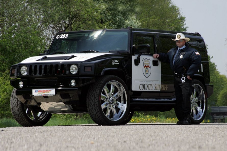 Hummer h2 Police