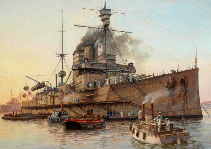 Эскадренный броненосец HMS Britannia