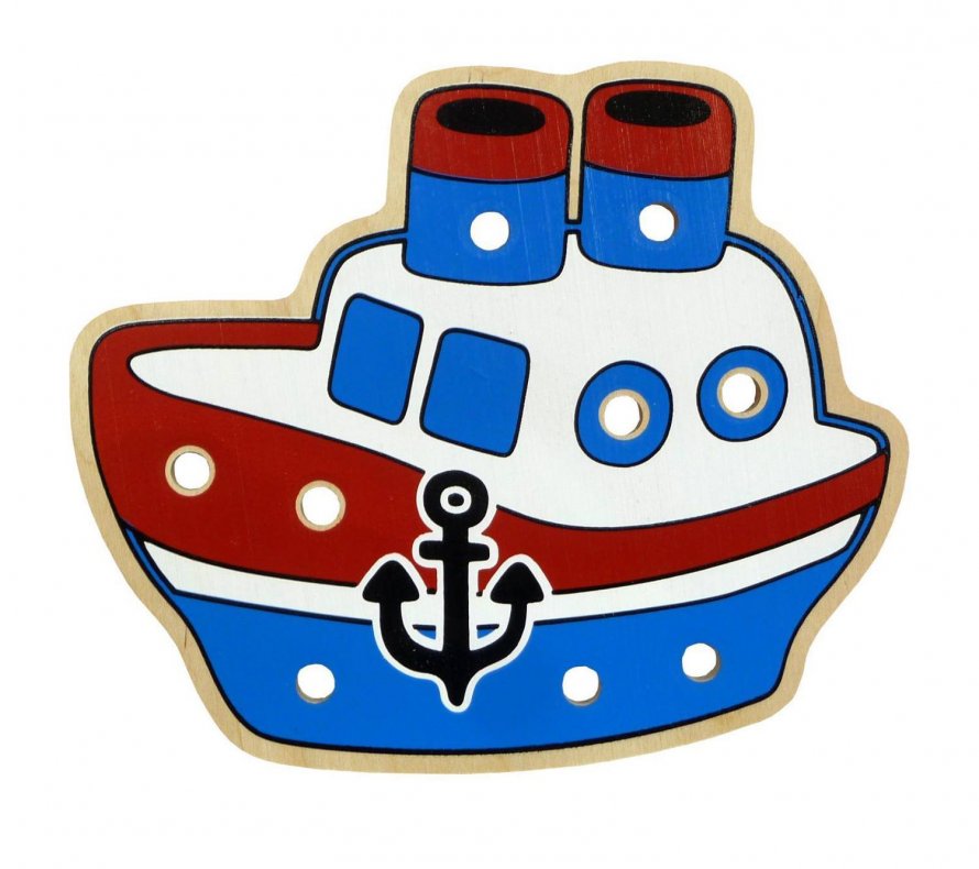 Шнуровка кораблик, дерево арт.4969868