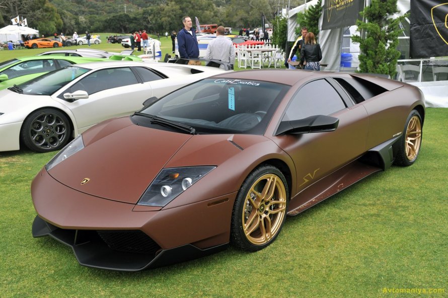Lamborghini Murcielago SV коричневая